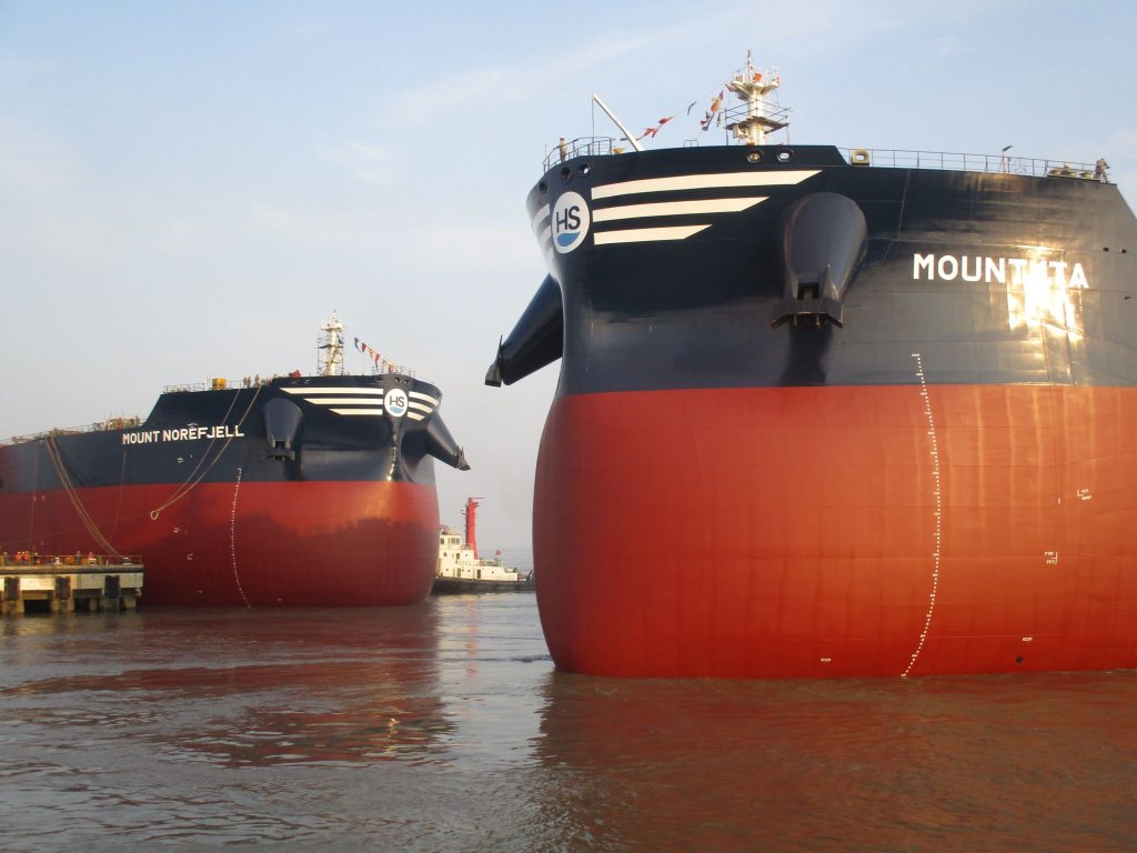 Himalaya Shipping's LNG-powered bulkers launched in China
