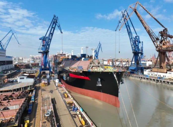 Hudong-Zhonghua launches K Line’s third LNG carrier - LNG Prime