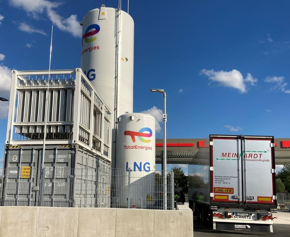 TotalEnergies opens new LNG fueling station in Germany