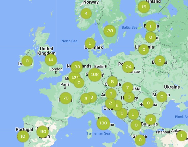 Europe now has 635 LNG stations