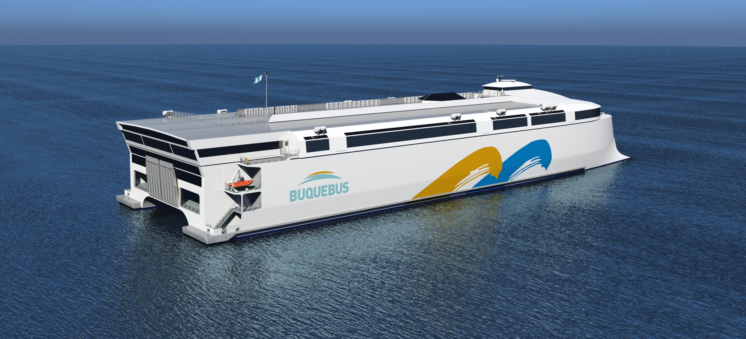 Buquebus, Incat working to switch LNG-fueled ferry order to electric power