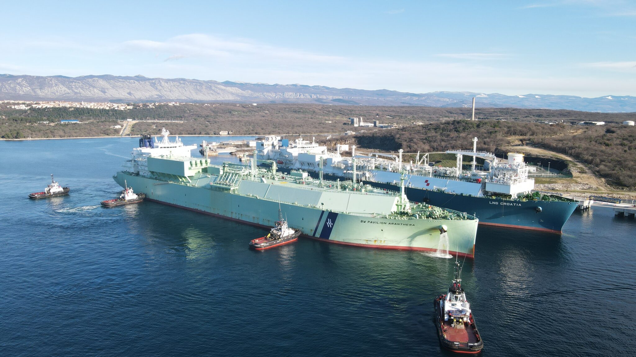 Croatian FSRU gets first cargo in 2023