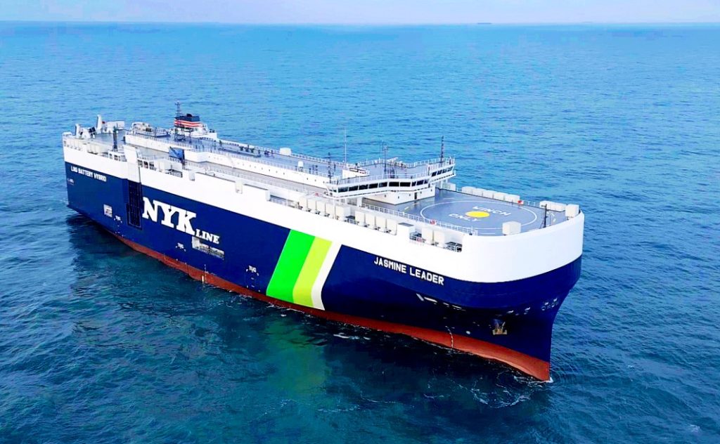 China Merchants yard delivers first LNG-powered PCTC to Japan's NYK