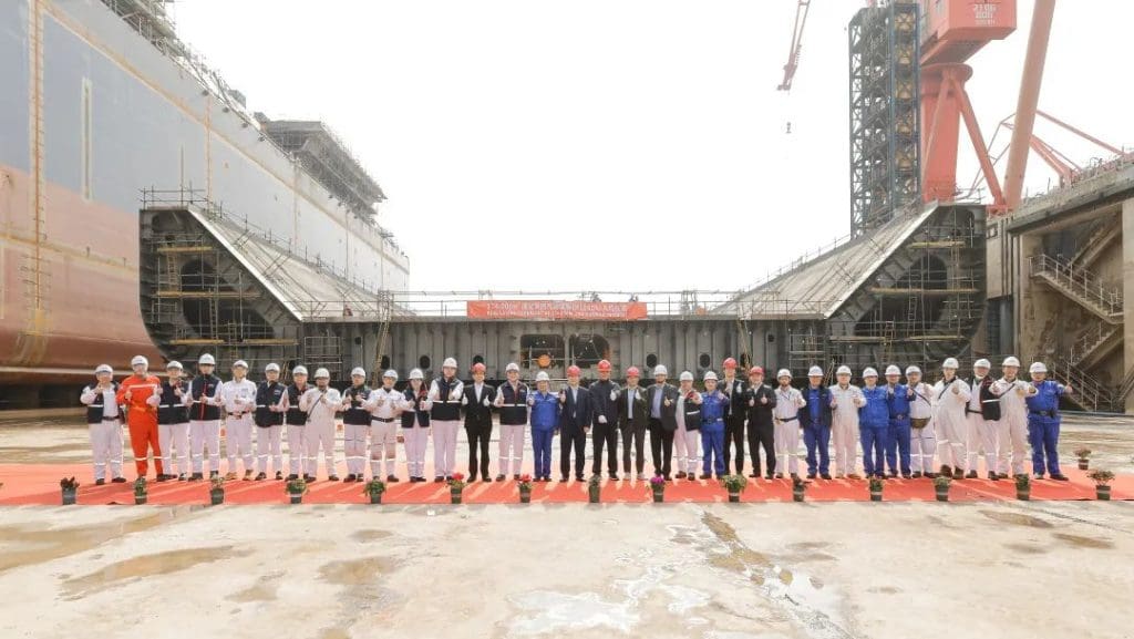 Hudong-Zhonghua kicks off work on CMA CGM’s LNG-fueled containership