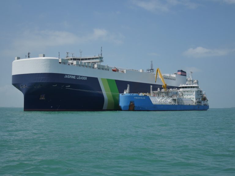 FueLNG and NYK complete first LNG bunkering of PCTC in Singapore