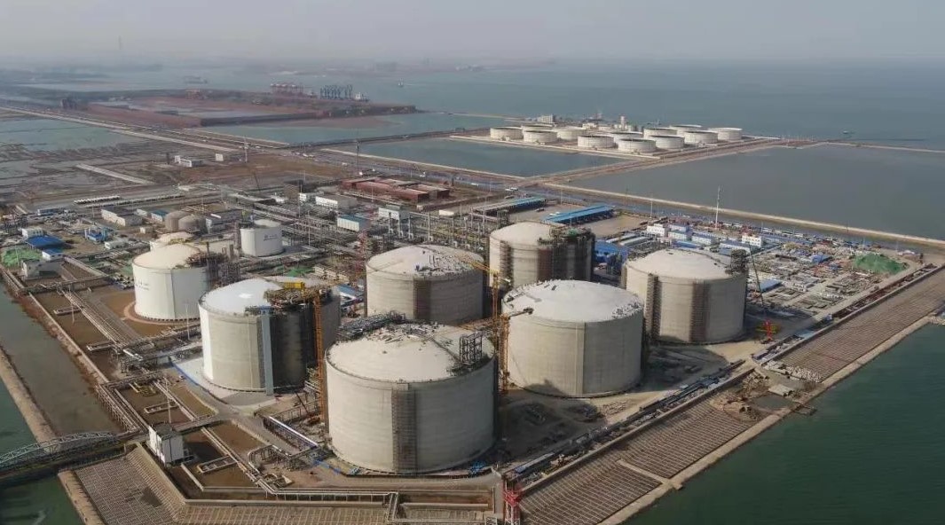 PipeChina completes LNG tank at Tianjin terminal