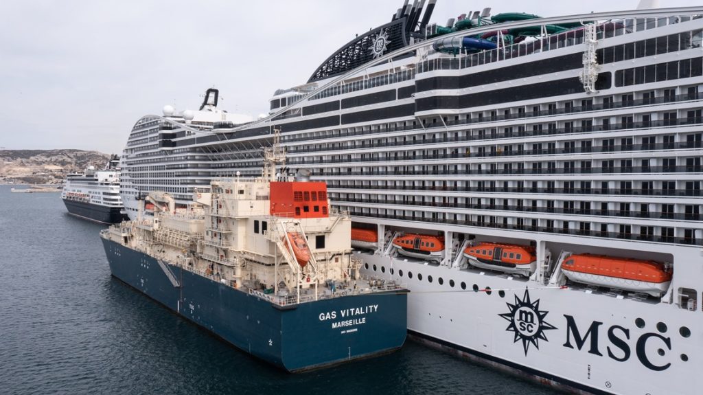 TotalEnergies, MSC Cruises wrap up first LNG bunkering op in Marseille
