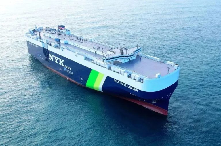 China Merchants yard delivers second LNG-powered PCTC to NYK