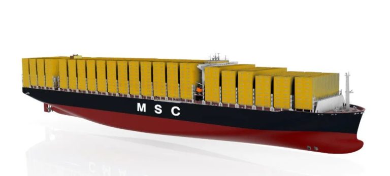 DSIC kicks off work on MSC's LNG-powered containership