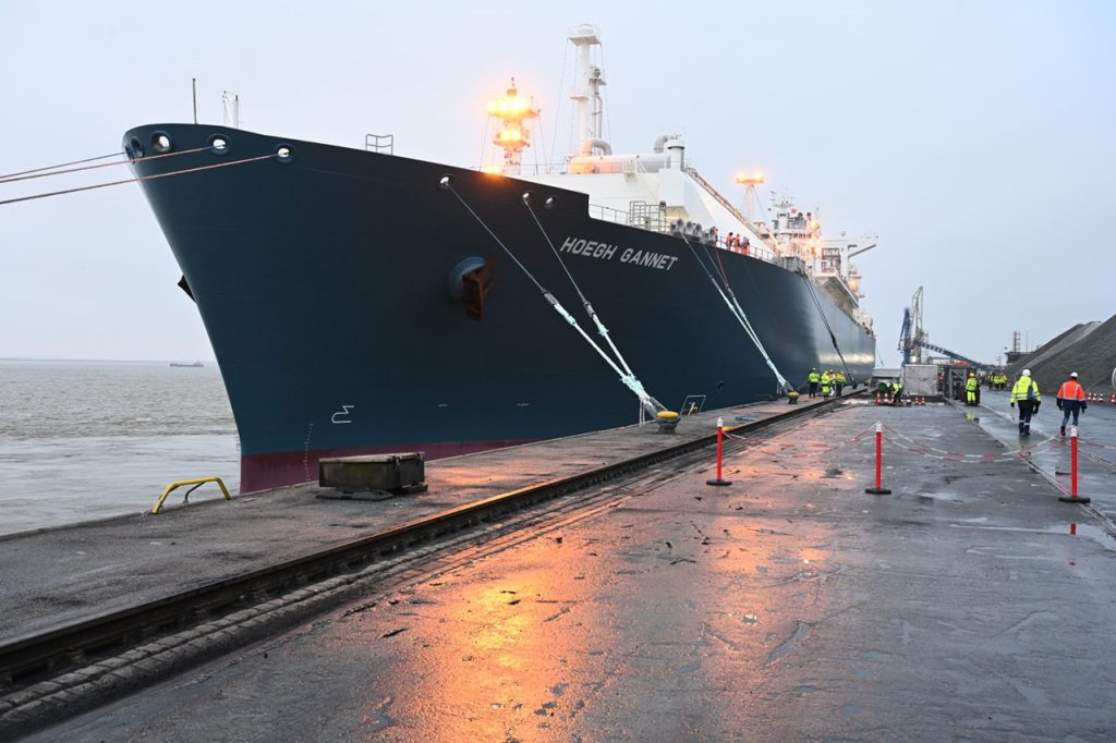 Germany’s third FSRU terminal to receive  second LNG tanker next week