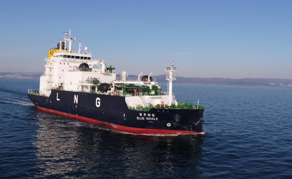 South Korea's Kogas welcomes LNG bunkering vessel with new cargo system