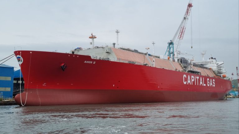 Capital Gas LNG carrier launched in South Korea