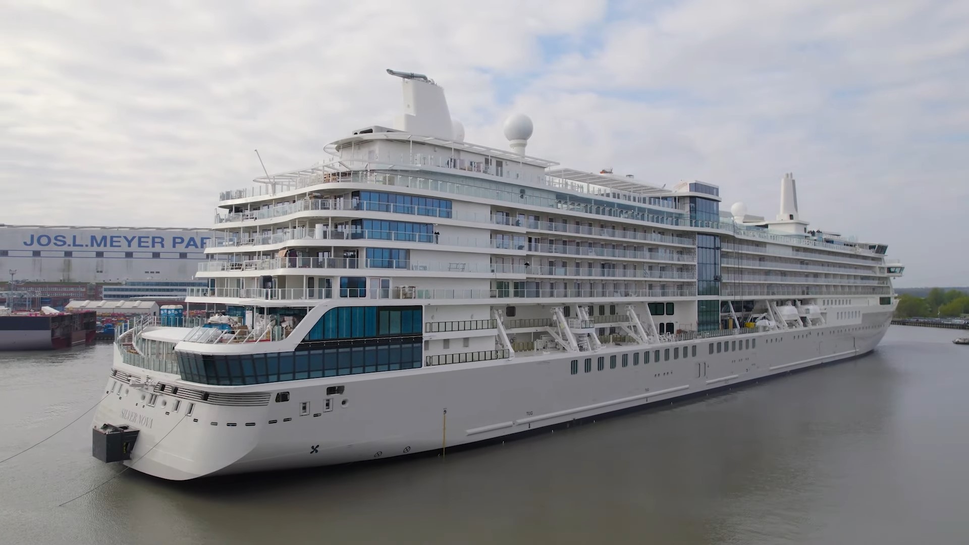 Meyer Werft floats out Silversea’s first LNG-powered ship