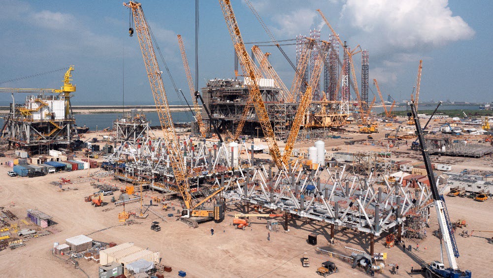 NFE's first FLNG 90 percent complete, units 2 and 3 will serve onshore Altamira terminal