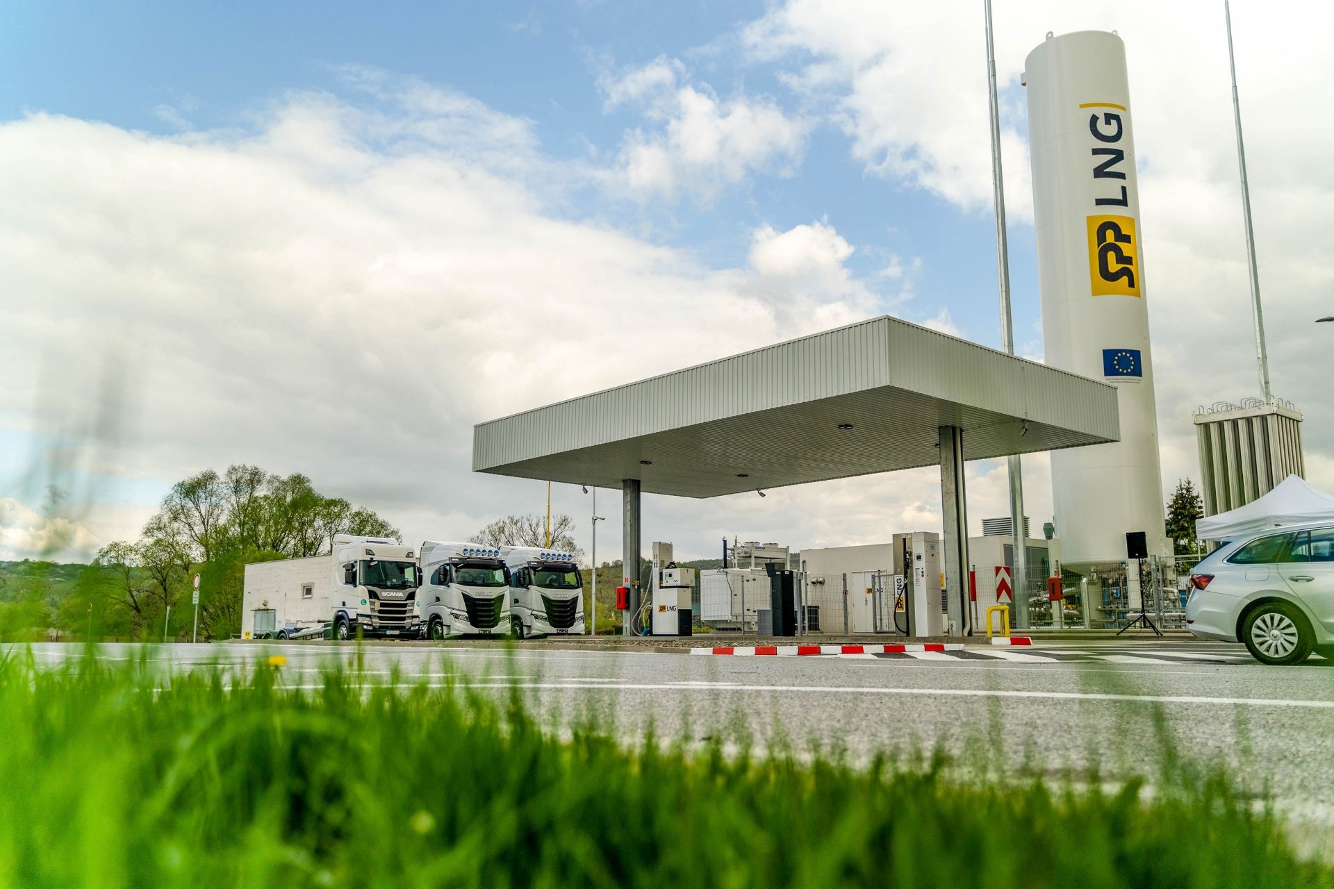 Slovakia’s SPP opens new LNG fueling station