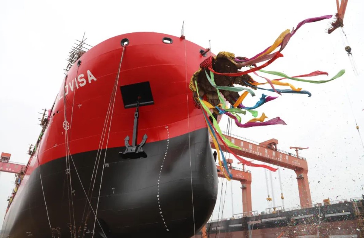 Wuhu launches Langh Ship's first LNG-powered vessel