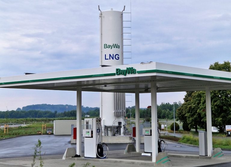 Germany's BayWa launches new LNG fueling station