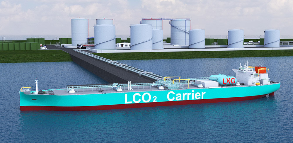 Japan's MOL, Malaysia's Petronas, and China's SDARI have received approval in principle for two designs of liquefied CO2 (LCO2) carriers and a floating storage and offloading (FSO) unit.