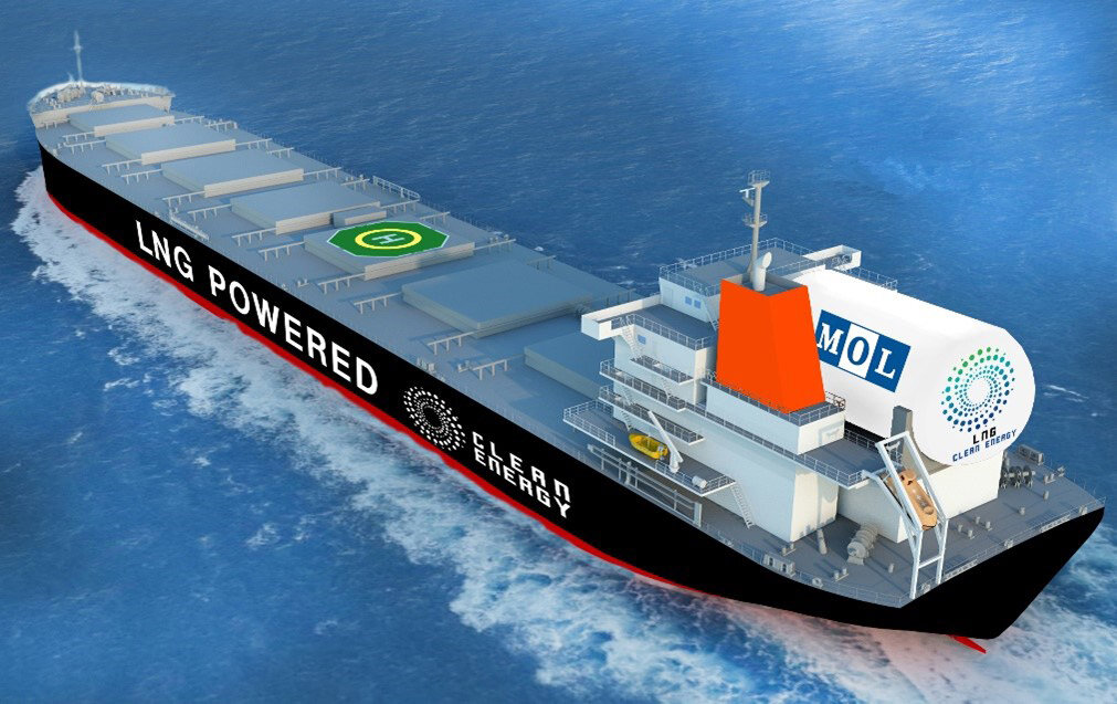 Japan’s MOL orders LNG-powered bulker