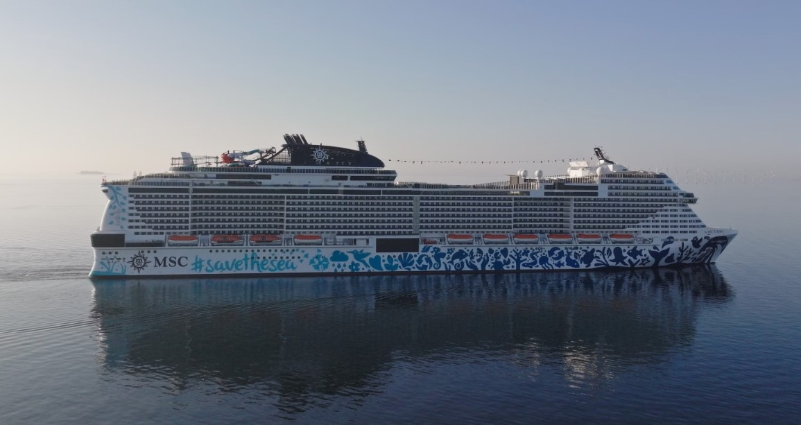 MSC Cruises names its second LNG-powered giant in Copenhagen