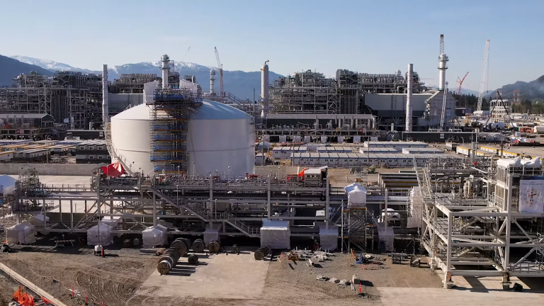 LNG Canada terminal almost 85 percent complete