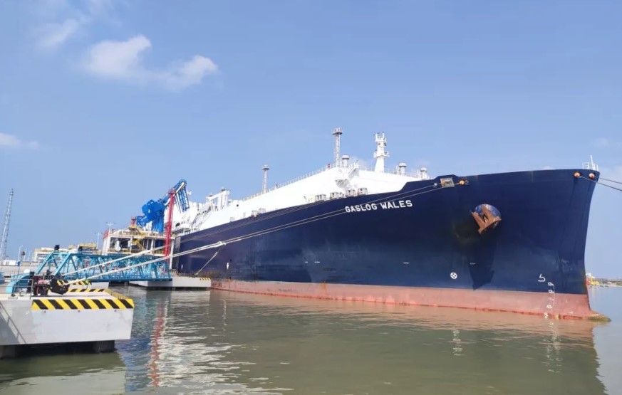 CNOOC’s Binhai LNG import terminal gets 30th cargo