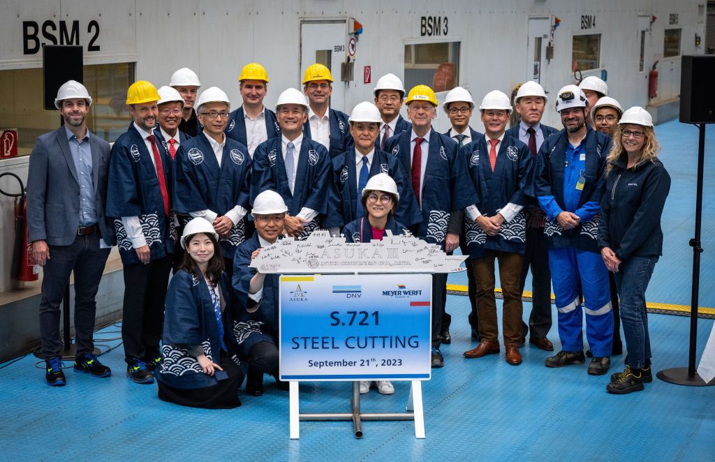 Meyer Werft starts building NYK's LNG-powered cruise ship