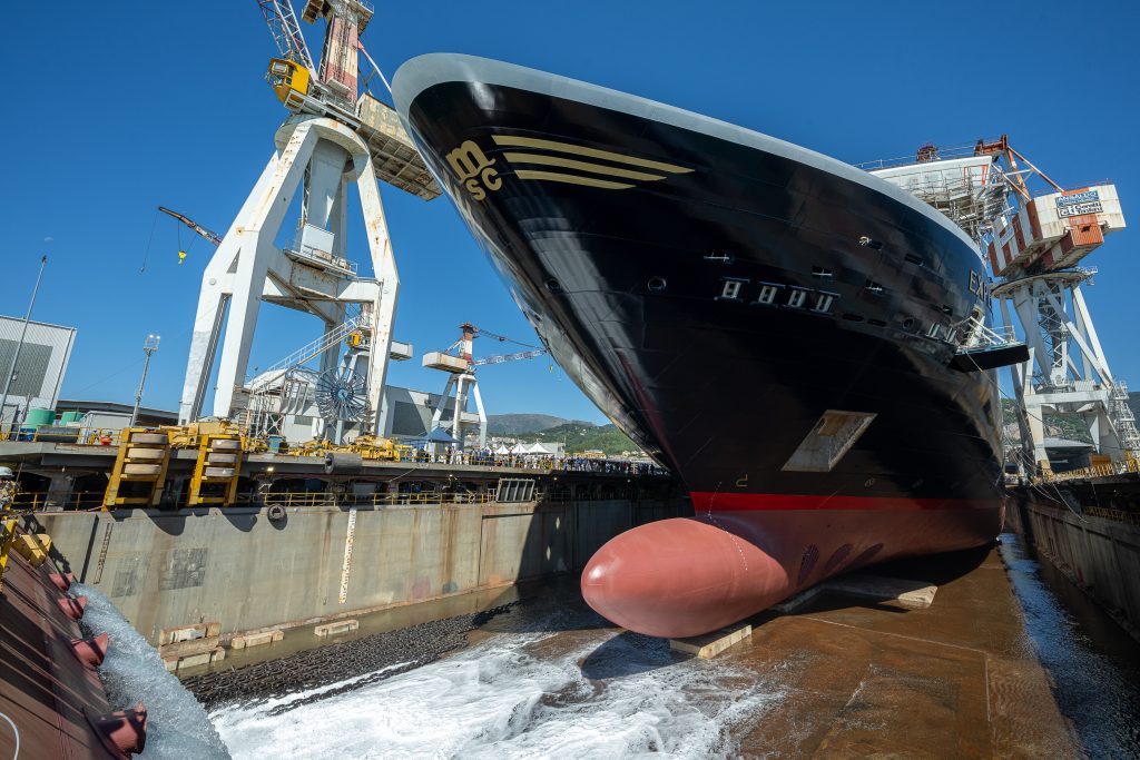 Fincantieri kicks off work on MSC's LNG-powered cruise ship