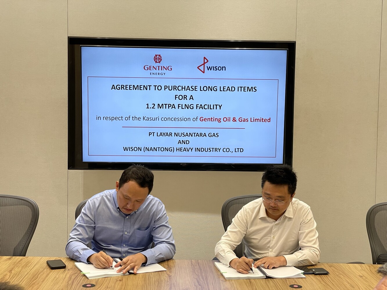 Genting, Wison seal equipment deal for Indonesian FLNG project