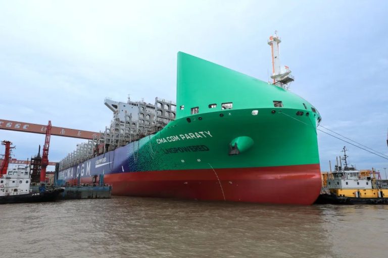 Hudong-Zhonghua floats out LNG-fueled CMA CGM Paraty