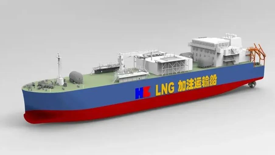 Hudong-Zhonghua lays keel for Chinese LNG bunkering vessel