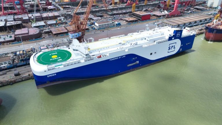 SFL takes delivery of LNG-powered PCTC chartered by Volkswagen