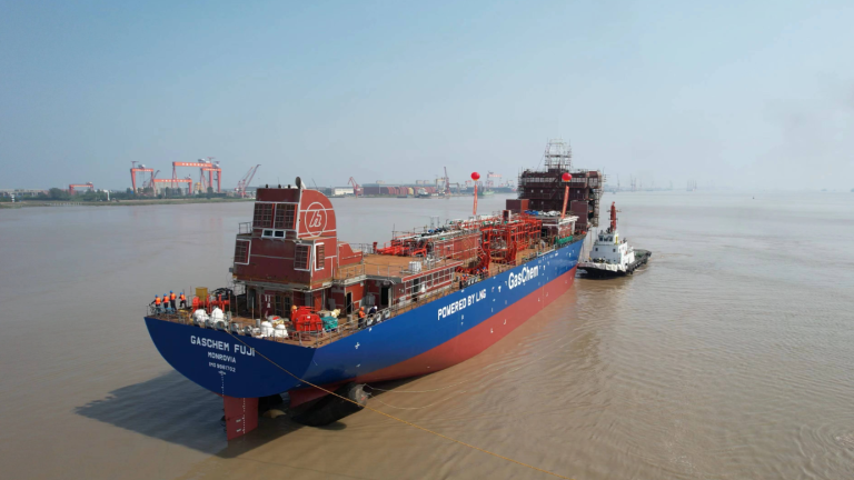 CIMC SOE lays keel for Hartmann’s second LNG-fueled LEG carrier