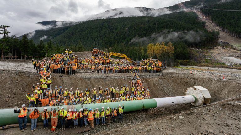 LNG Canada pipeline achieves 100 percent pipe installation