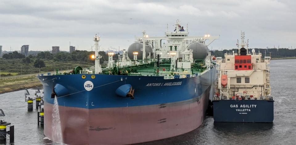 TotalEnergies bunkers Maran Tankers LNG-powered duo