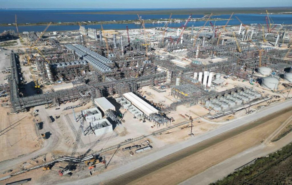 Construction progress continues on Golden Pass LNG export plant