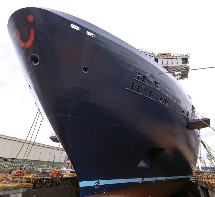 Fincantieri launches first LNG-powered newbuild for TUI Cruises