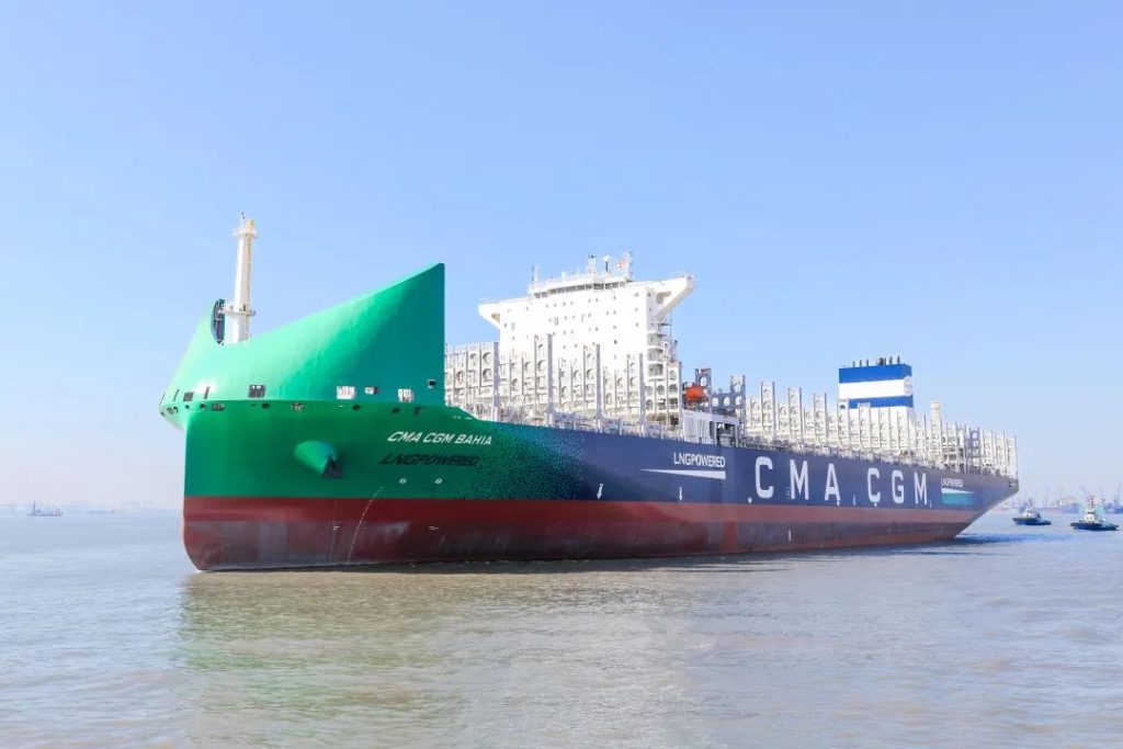 Work starts on new CMA CGM's LNG-powered giant