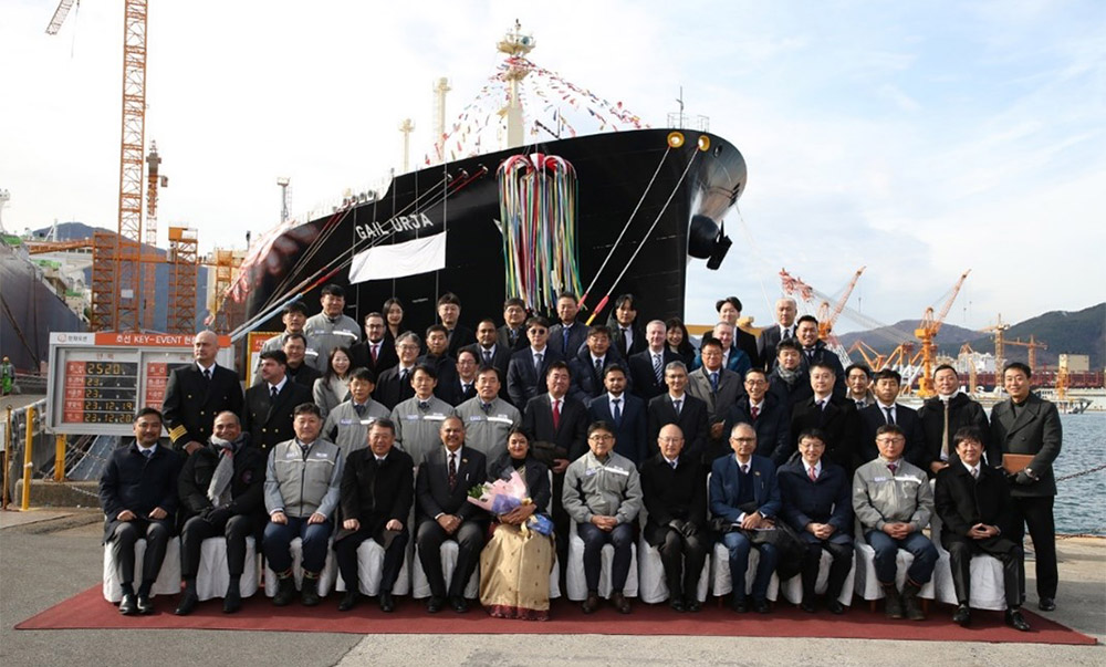 MOL, GAIL name new LNG carrier in South Korea