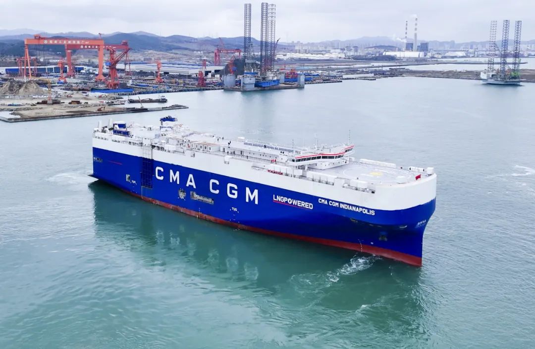 EPS takes delivery of first LNG-powered PCTC chartered by CMA CGM's unit