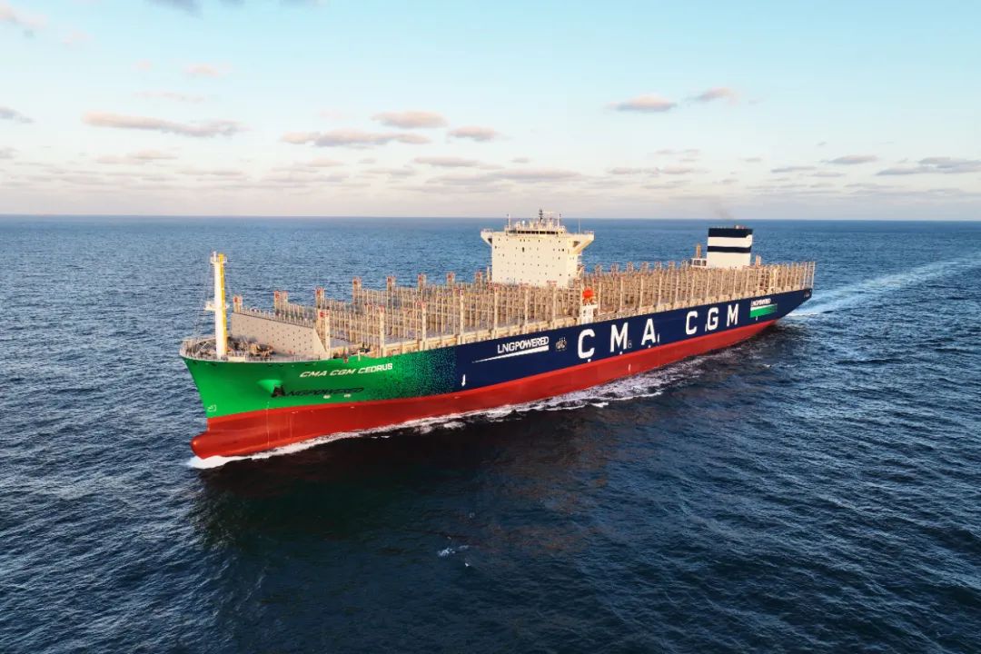 Jiangnan delivers LNG-powered CMA CGM Cedrus