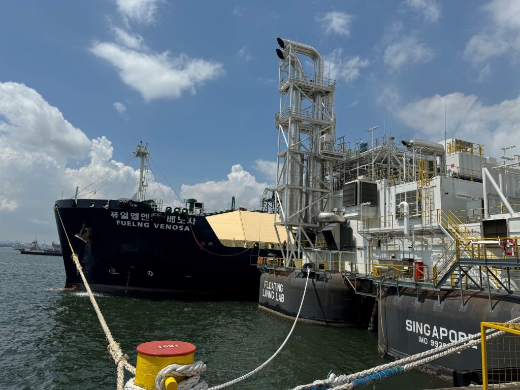 FueLNG helps in commissioning of Seatrium's floating lab