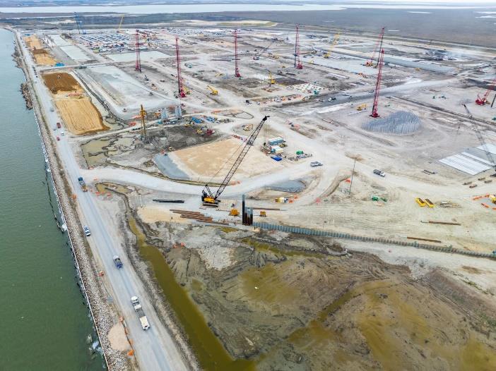 Construction moving forward on Sempra’s Port Arthur LNG terminal