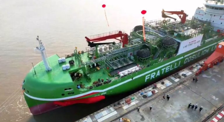 Fratelli Cosulich takes delivery of second LNG bunkering ship in China