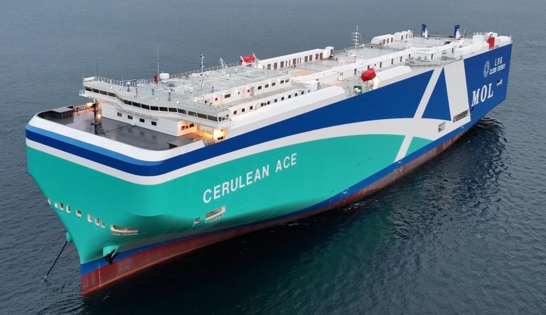 Japan's MOL takes delivery of LNG-powered car carrier