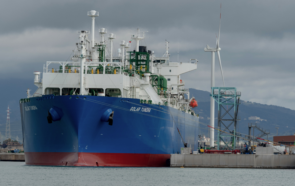 Snam's Piombino FSRU received 19 LNG cargoes