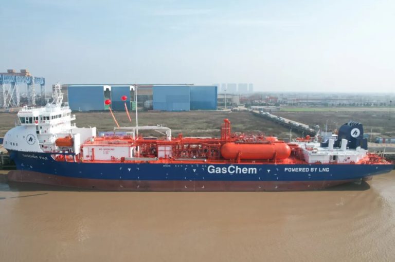 Hartmann’s first LNG-fueled LEG carrier named in China