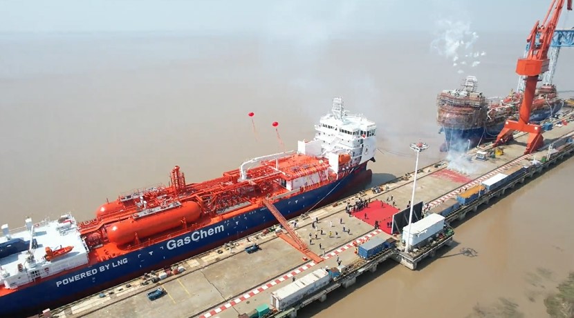 Hartmann’s first LNG-fueled LEG carrier named in China