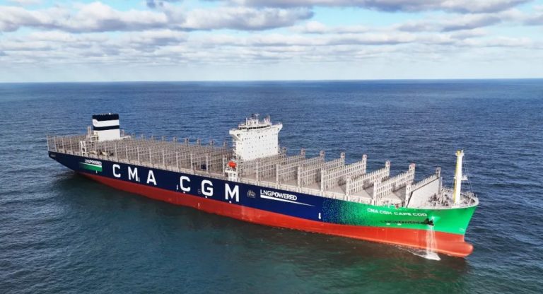 Jiangnan hands over LNG-powered CMA CGM Cape Cod