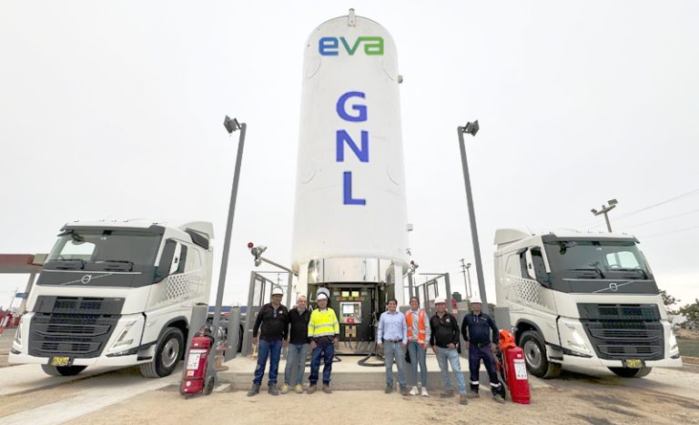 HAM's Peru unit welcomes first Volvo LNG trucks